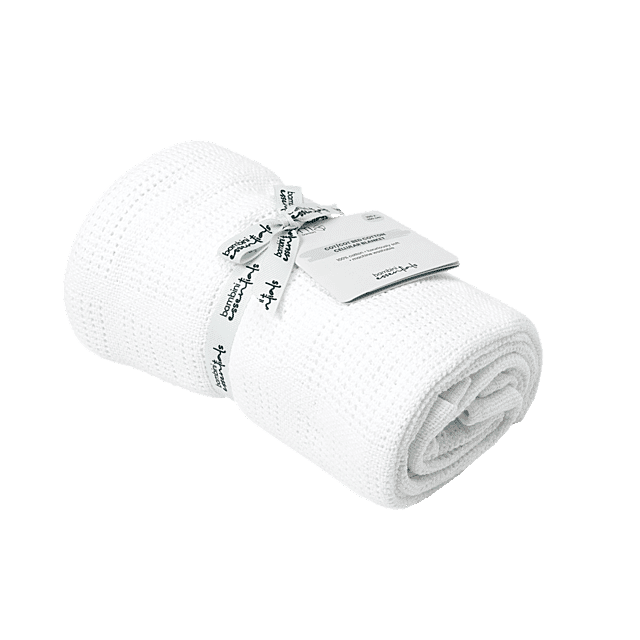 Essentials Cellular Blanket 100 x 150 cm - White